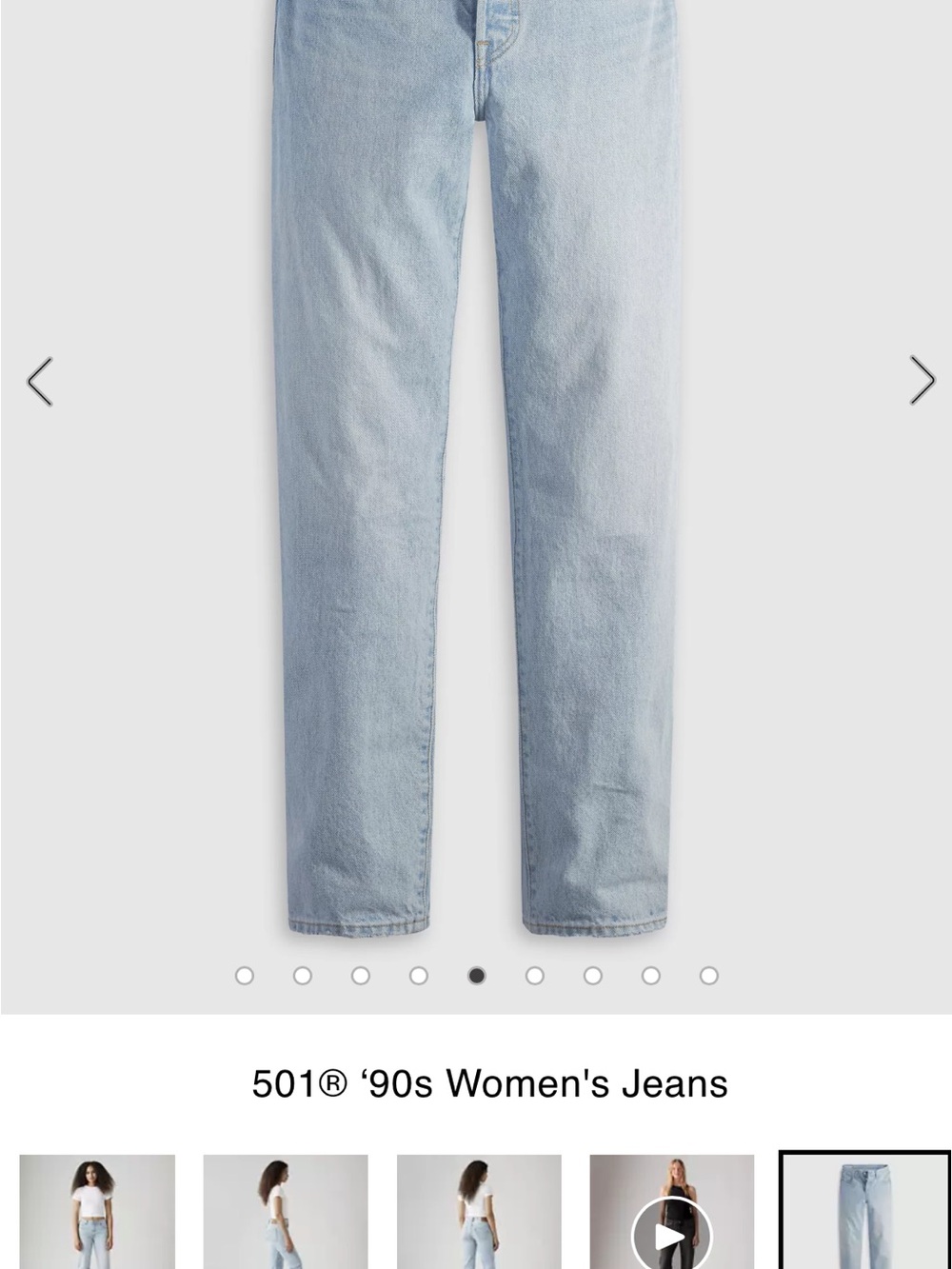 Levi’s Women's 501® '90s Jeans in Light Blue